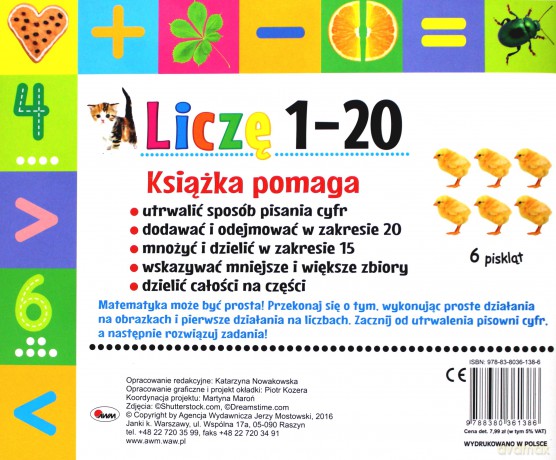 Już wiem! Liczę 1-20 [KSIĄŻKA]