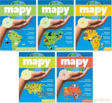 Mapy świata. Pakiet (części 1-5) [KSIĄŻKA]