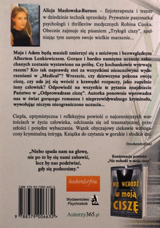 Odprowadzam ciszę - Alicja Masłowska-Burnos [KSIĄŻKA]