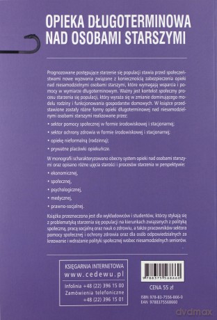 Opieka długoterminowa nad osobami starszymi - Rafał Iwański [KSIĄŻKA]
