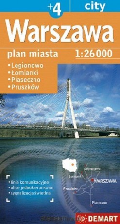 Plan miasta Warszawa +4 1:26 000 [KSIĄŻKA]