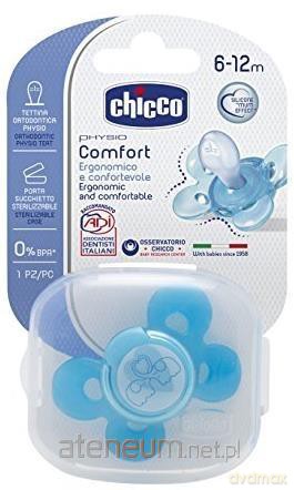 Smoczek silikonowy Physio Comfort 6-12m niebieski
