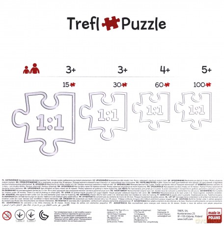TREFL 4w1 Drużyna Sama Strażak Sam [PUZZLE]