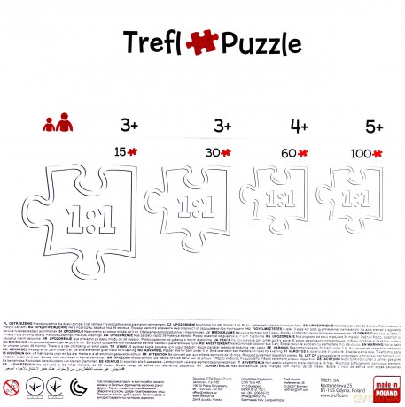 TREFL 4w1 Pracowity dzień Bob Budowniczy [PUZZLE]