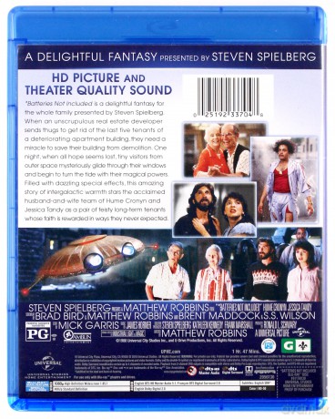 Batteries Not Included (Bez baterii nie działa) [Blu-Ray]