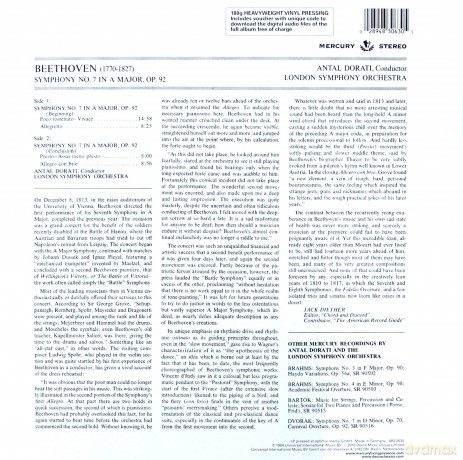 Antal Dorati: Beethoven Symphony 7 [Winyl]