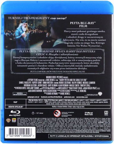 Harry Potter i Czara Ognia [Blu-Ray]+[DVD]