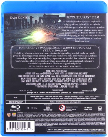 Harry Potter I Insygnia Śmierci, Część 2 [Blu-Ray]+[DVD]