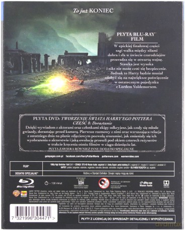 Harry Potter I Insygnia Śmierci, Część 2 [Blu-Ray]+[DVD]