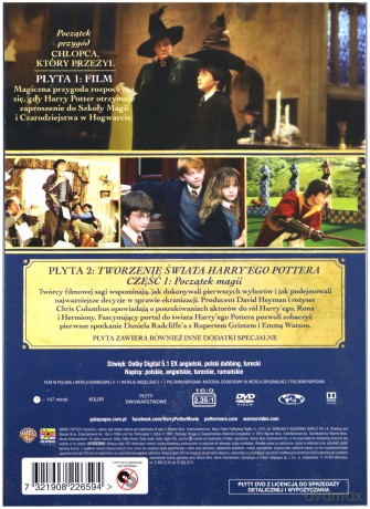 Harry Potter i Kamień Filozoficzny [2DVD]