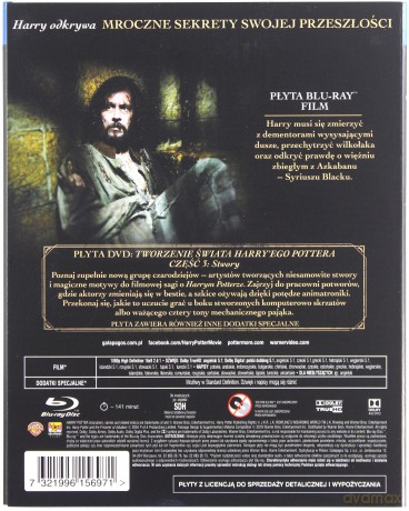 Harry Potter I Więzień Azkabanu [Blu-Ray]+[DVD]