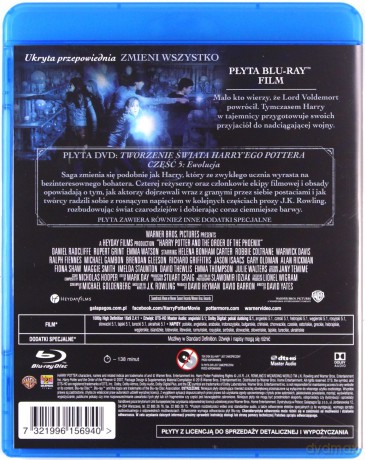 Harry Potter I Zakon Feniksa [Blu-Ray]+[DVD]
