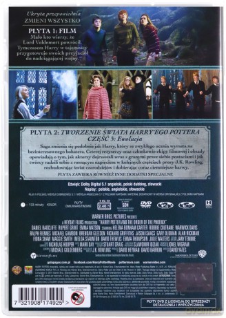 Harry Potter I Zakon Feniksa [2DVD]