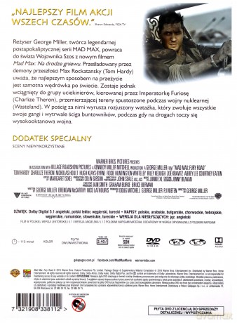 Mad Max: Na drodze gniewu (Premium Collection) [DVD]