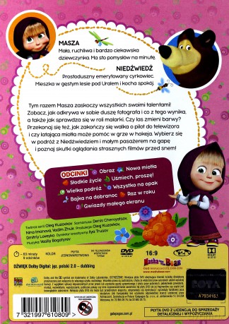 Masza i Niedźwiedź część 4: Uśmiech, proszę! [DVD]
