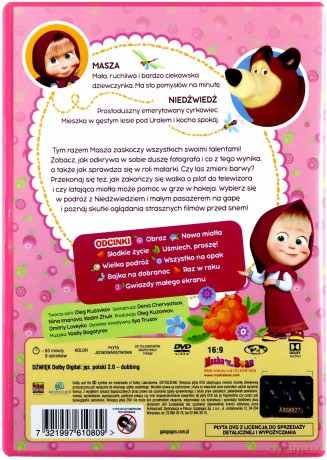 Masza i Niedźwiedź część 4: Uśmiech, proszę! [DVD]