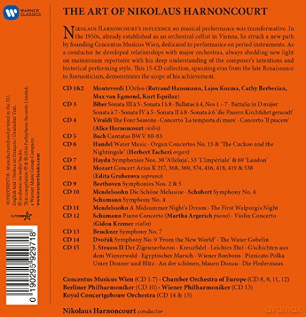 Nikolaus Harnoncourt: The Art Of Harnoncourt [15CD]