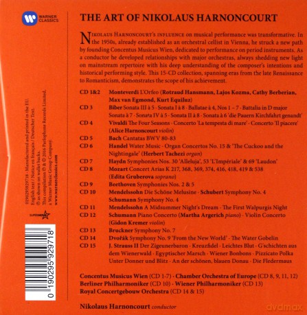Nikolaus Harnoncourt: The Art Of Harnoncourt [15CD]