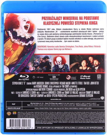 To (Stephen King It) (Kolekcja Mistrz Grozy) [Blu-Ray]