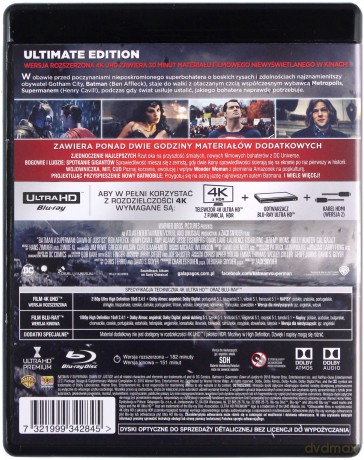 Batman v Superman: Świt sprawiedliwości [Blu-Ray 4K]+[Blu-Ray]