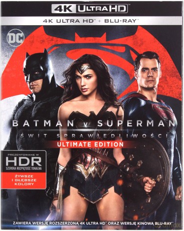 Batman v Superman: Świt sprawiedliwości [Blu-Ray 4K]+[Blu-Ray]