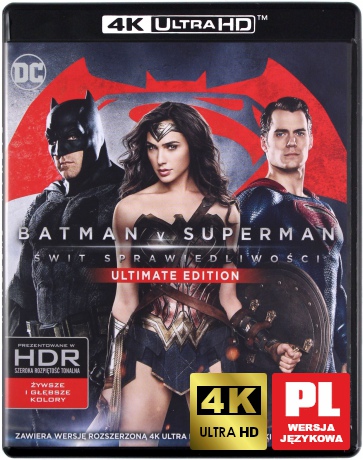 Batman v Superman: Świt sprawiedliwości [Blu-Ray 4K]+[Blu-Ray]