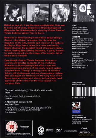 Memories of Underdevelopment (Wspomnienia) [DVD]