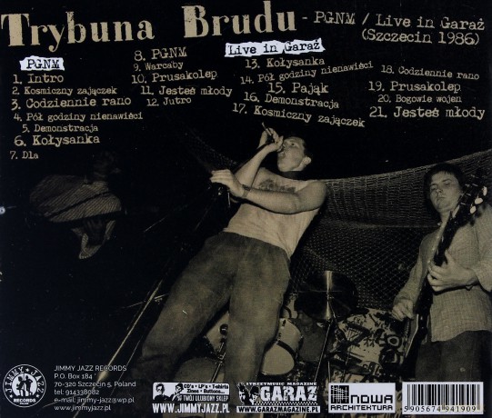 Trybuna Brudu: PGNM Live In Garaż 86 [CD]