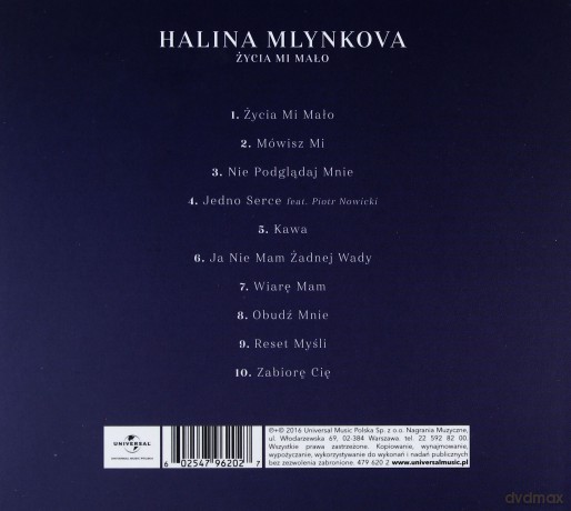 Halina Mlynkova: Życia Mi Mało [CD]