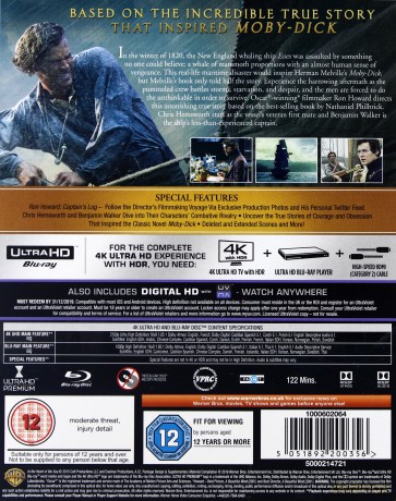 W samym sercu morza [Blu-Ray 4K]+[Blu-Ray]