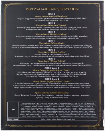 Harry Potter. Pełna Kolekcja 8 Filmów (Edycja Specjalna) [8xBlu-Ray]+[8DVD]