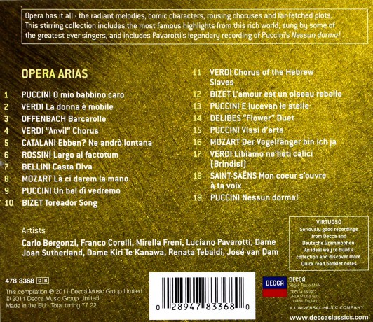 Opera Arias (Virtuoso) [CD]