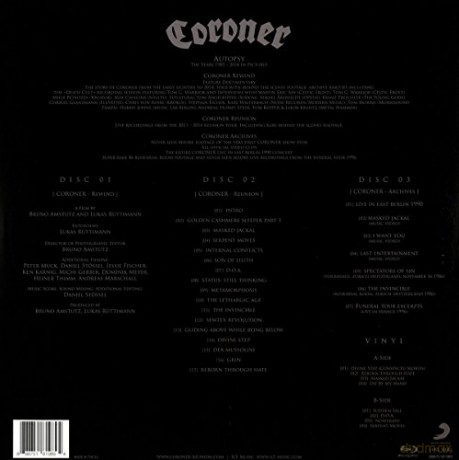 Coroner: Autopsy [Winyl]+[3xBlu-Ray]