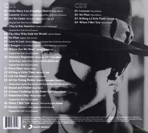 Lazarus David Bowie, Enda Walsh, Original New York Cast Of Lazarus CD