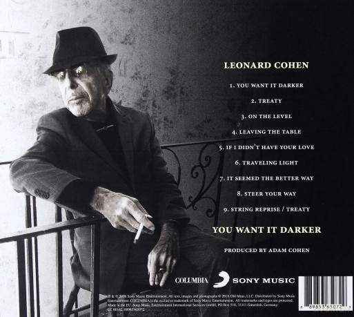Leonard Cohen: You Want It Darker [CD]