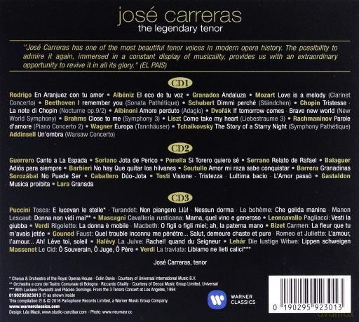 Jose Carreras: The Legendary Tenor (70th Birthday Edition) [2CD]