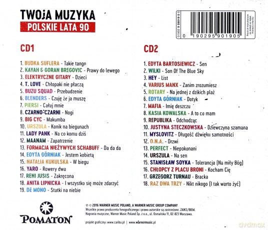Twoja Muzyka - Polskie Lata 90-te [2CD]