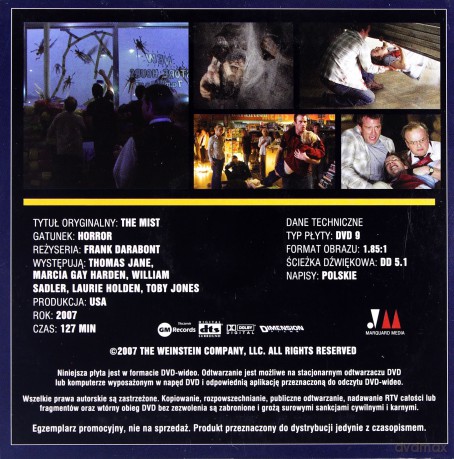 Mgła (2007) (Wydanie gazetowe) [DVD]