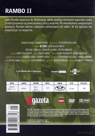 Rambo 2 (wydanie gazetowe) [DVD]