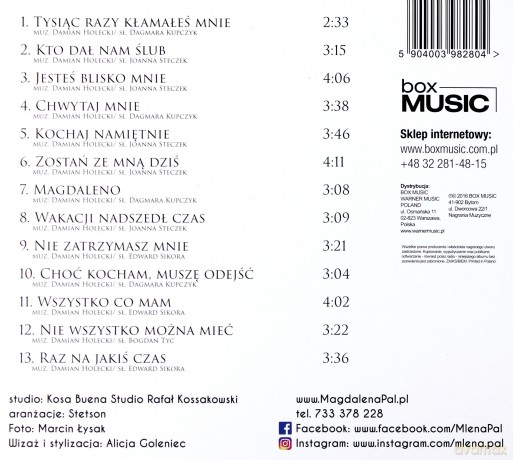 Magdalena Pal: 1000 Razy [CD]