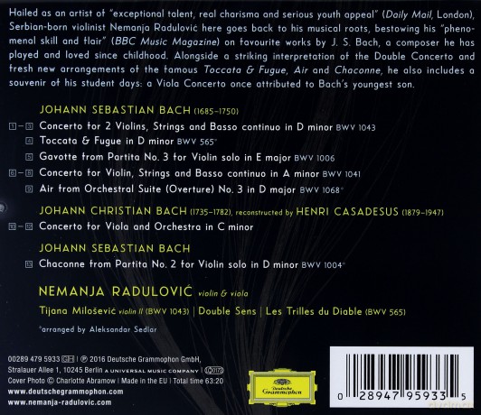 Nemanja Radulovic: Bach [CD]