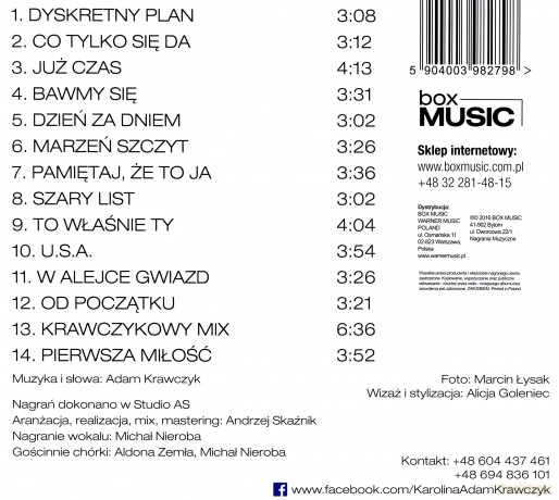 Karolina i Adam Krawczyk: Dyskretny Plan [CD]
