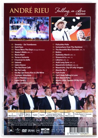 Andre Rieu: Falling In Love In Maastricht [DVD]