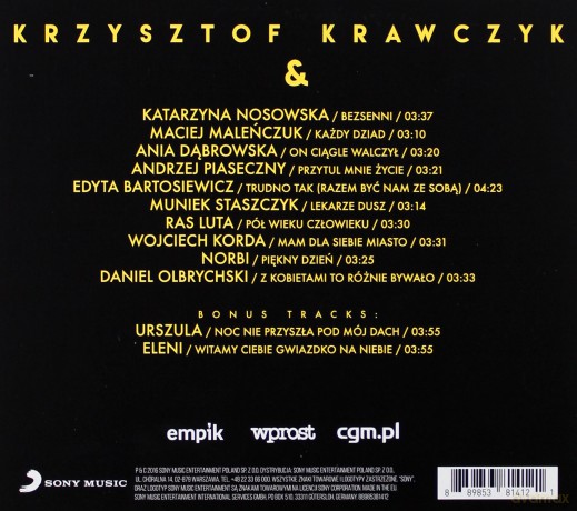 Krzysztof Krawczyk: Duety [CD]