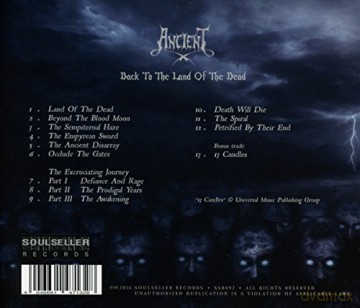 Ancient: Back To The Land Of The Dead [CD]
