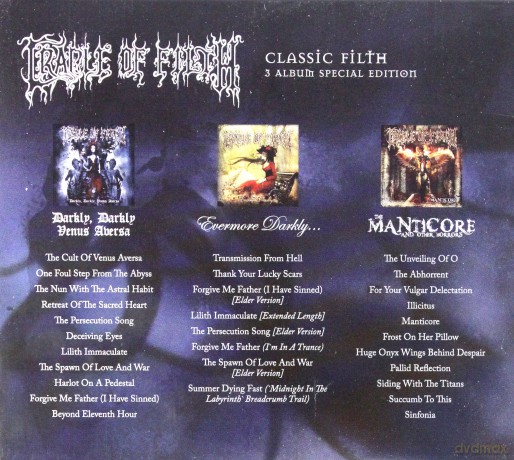 Cradle Of Filth: Classic Filth [3CD]