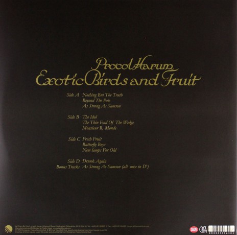 Procol Harum: Exotic Birds And Fruit [2xWinyl]