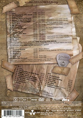 Helloween: Live On 3 Continents [2DVD]+[2CD]