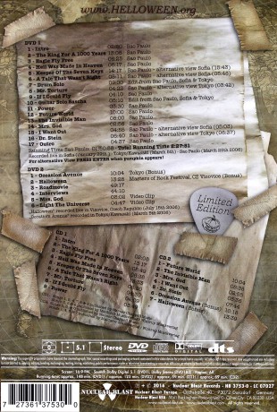 Helloween: Live On 3 Continents [2DVD]+[2CD]