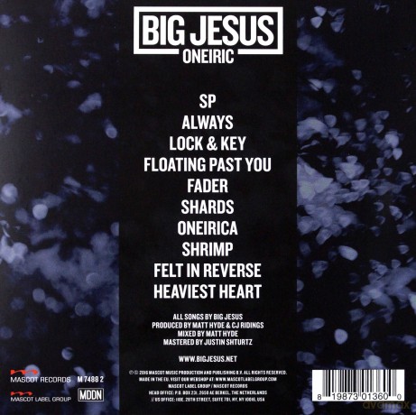 Big Jesus: Oneiric [CD]